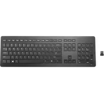 Klawiatura bezprzewodowa HP Wireless Premium klawiatura pełnowymiarowa czarna RF Wireless Membrane