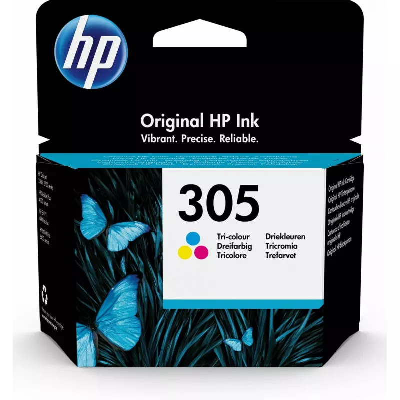HP 305 1 szt. oryginalny standardowej wydajności cyjan, magenta, żółty