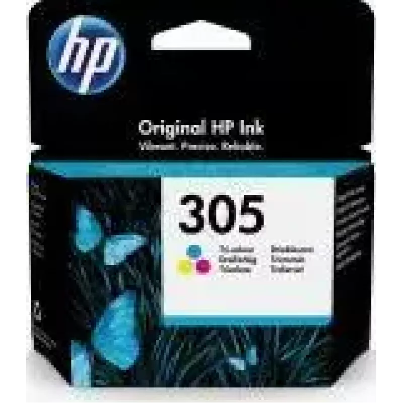 HP 305 1 szt. oryginalny standardowej wydajności cyjan, magenta, żółty