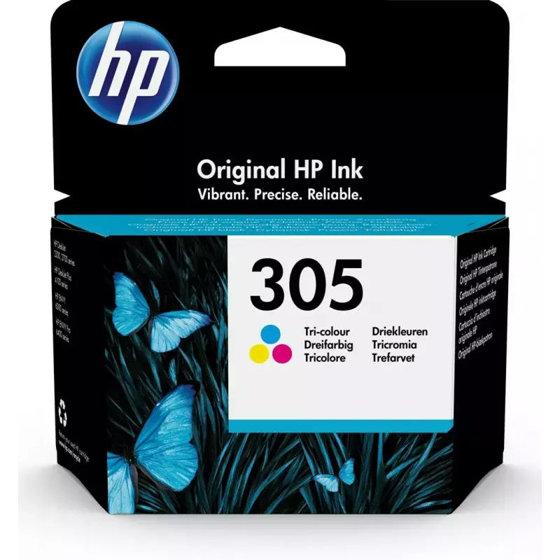 HP 305 1 szt. oryginalny standardowej wydajności cyjan, magenta, żółty