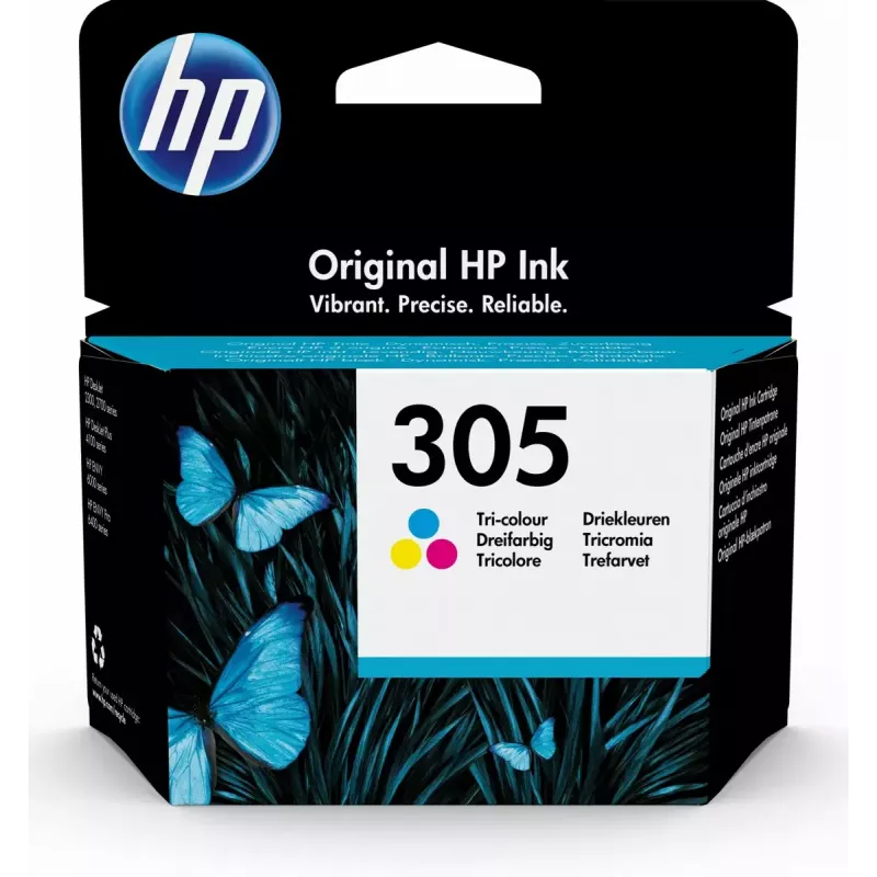 HP 305 1 szt. oryginalny standardowej wydajności cyjan, magenta, żółty