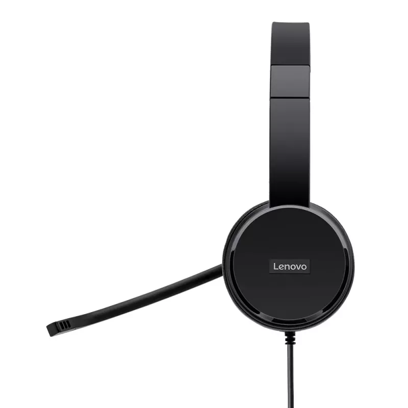Lenovo 4XD0X88524 zestaw słuchawkowy Przewodowy na głowę Biuro/Call center Czarny
