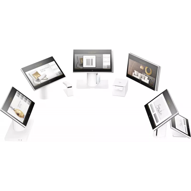 HP Engage One All-in-One System Model 145, 35,6 cm (14 cali), 1920 x 1080 pikseli, Intel® Core™ i5, i5-7300U, Intel, 3,5 GHz