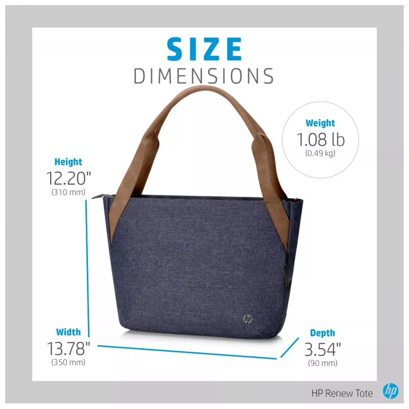 Torba Toploader HP Renew 14 Navy Tote