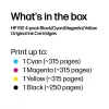 HP 912 4-pak Czarny/cyjan/magenta/Żółty Oryginalne wkłady atramentowe
