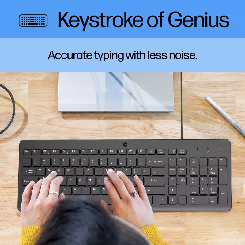 Mysz HP 150 Przewodowy zestaw klawiatury i myszy USB