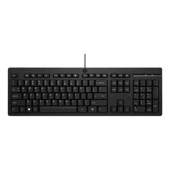 HP 125 Wired klawiatura Full-size USB Membrane Czarny