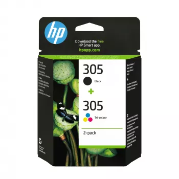 Kaseta atramentowa HP 305 zestaw 2 szt. standardowa wydajność czarny trójkolorowy