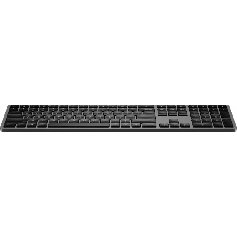 Bezprzewodowa klawiatura pełnowymiarowa HP 975 — RF Wireless + Bluetooth, czarna, układ 100%