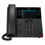 HP Poly VVX 450 12-liniowy telefon IP z obsługą PoE, telefon IP, czarny, słuchawka przewodowa, 12 linii, LCD, 10,9 cm (4,3 cala)