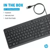 HP 150 klawiatura przewodowa pełnowymiarowa USB czarna 664R5AA#ABD