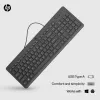 HP 150 Wired klawiatura Full-size USB Czarny 1m kabel