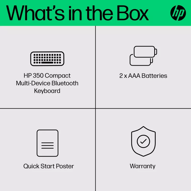 Klawiatura HP 350 Compact Multi-Device Bluetooth