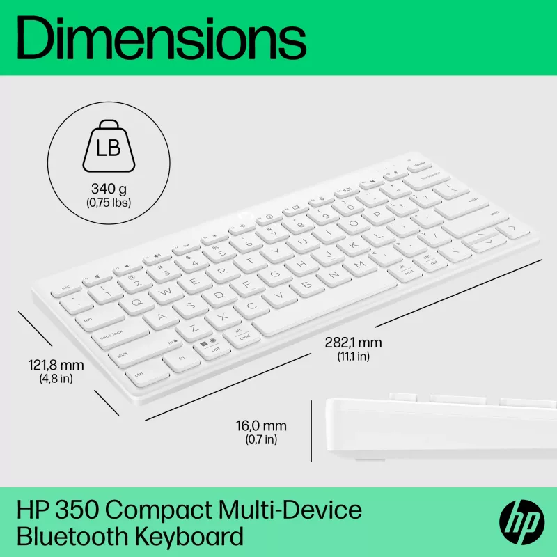 Klawiatura HP 350 Compact Multi-Device Bluetooth