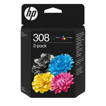 Zestaw wkładów HP 308 Czarny/Tri-Color 2 szt.