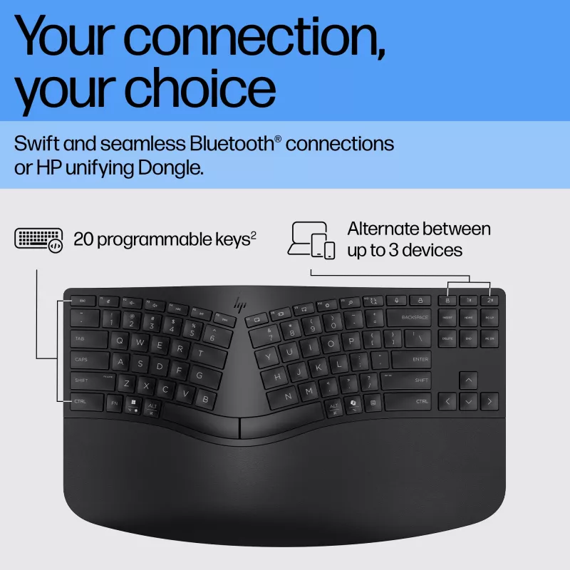 HP 965 Ergonomic Wireless klawiatura