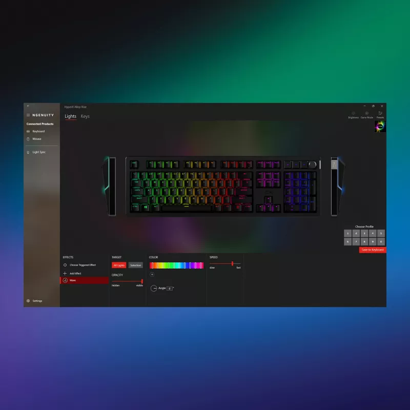 Klawiatura gamingowa Kingston HP HyperX Alloy Rise model 7G7A3AA#ABD — kompaktowa przewodowa klawiatura mechaniczna EAN 0