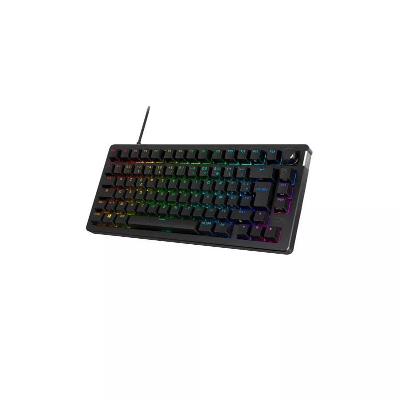 Mechaniczna klawiatura gamingowa Kingston (HyperX) Alloy Rise 75 — kompaktowy układ 75%, przewodowa, model 7G7A4AA#ABD