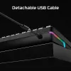 Mechaniczna klawiatura gamingowa Kingston (HyperX) Alloy Rise 75 — kompaktowy układ 75%, przewodowa, model 7G7A4AA#ABD