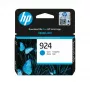 Wkład HP 924 cyjan Oryginalny Atrament 4K0U3NE#301