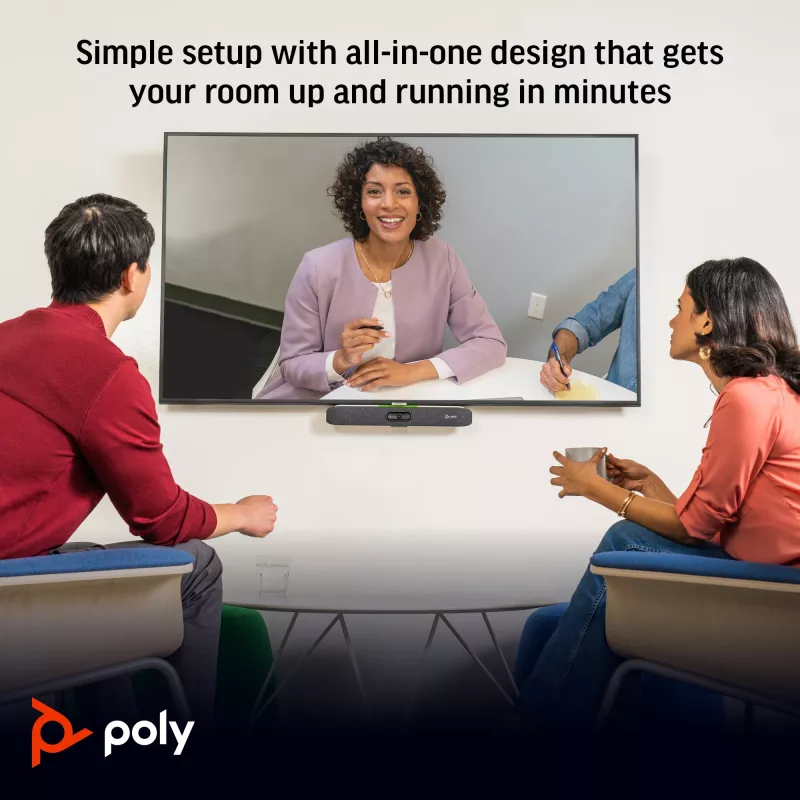 POLY Studio X30 All-In-One Video Bar 4K Ultra HD 60 fps 5-krotny zoom