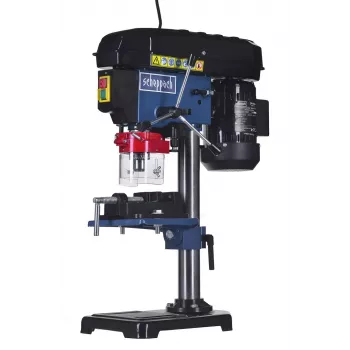 Wiertarka stołowa Scheppach DP16VLS 500 W, obudowa stalowa, 230–240 V, 2500 obr./min, uchwyt 13 mm, 600×220×435 mm