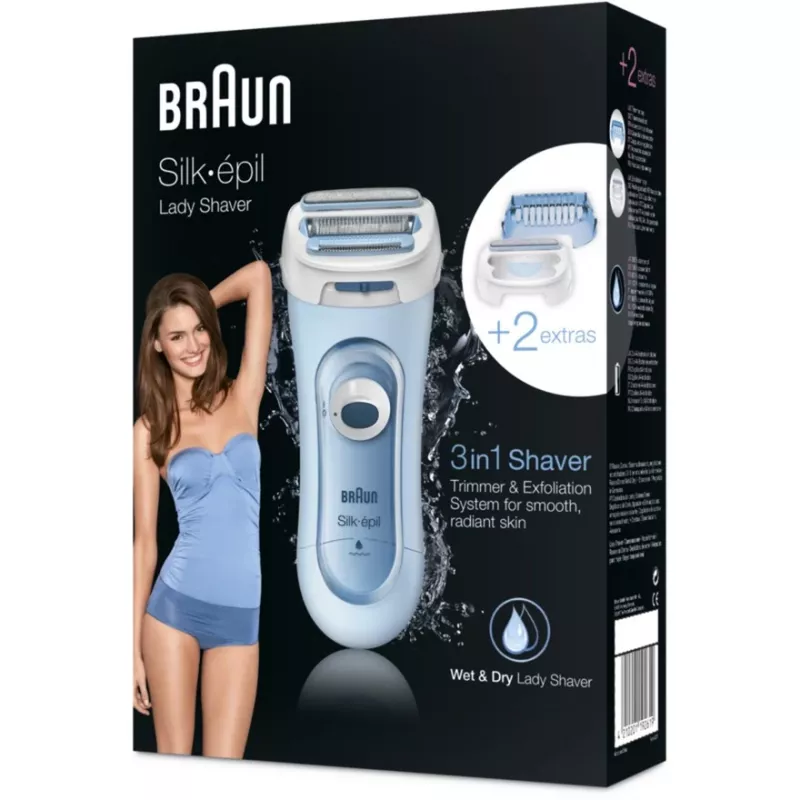 Braun Silk-epil LS 5160 golarka damska, niebieska