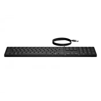 Klawiatura przewodowa HP Desktop 320K, pełnowymiarowa, USB, membranowa, czarna