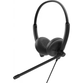 DELL WH125 Zestaw słuchawkowy Przewodowy Opaska na głowę Biuro/Call center USB Typ-A Czarny