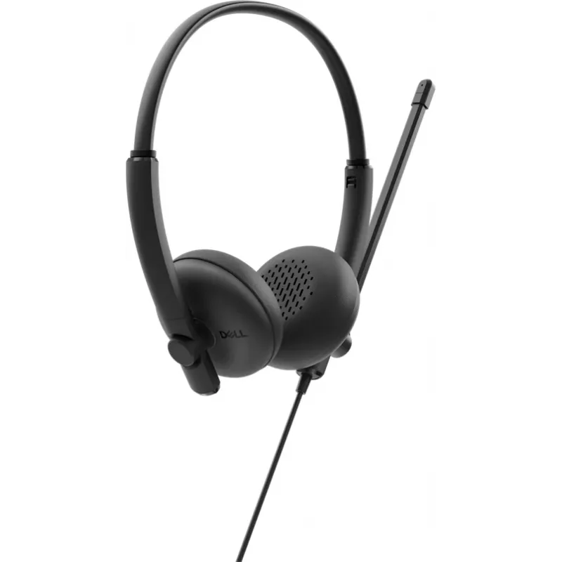 DELL WH125 Zestaw słuchawkowy Przewodowy Opaska na głowę Biuro/Call center USB Typ-A Czarny