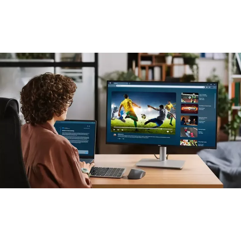 Monitor 27 cali Dell S2725DSM — 68,6 cm, 2560×1440 (QHD) LCD, 8 ms, 16:9, wbudowane głośniki, montaż VESA, regulacja wysokości, biały