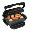 Grill kontaktowy Tefal GC7148 — 2000 W, obudowa ze stali nierdzewnej, prostokątny, regulowany termostat, powierzchnia górna rusztowa, 365×365×175 mm