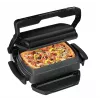 Grill kontaktowy Tefal GC7148 — 2000 W, obudowa ze stali nierdzewnej, prostokątny, regulowany termostat, powierzchnia górna rusztowa, 365×365×175 mm