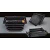 Grill kontaktowy Tefal GC7148 — 2000 W, obudowa ze stali nierdzewnej, prostokątny, regulowany termostat, powierzchnia górna rusztowa, 365×365×175 mm