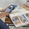DYMO LetraTag LT-100H Handheld Label Maker | ABC klawiatura Label Printer z Easy-to-Use13 Character LCD Screen | for Home or Office | niebieski