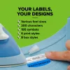 DYMO LetraTag LT-100H Handheld Label Maker | ABC klawiatura Label Printer z Easy-to-Use13 Character LCD Screen | for Home or Office | niebieski