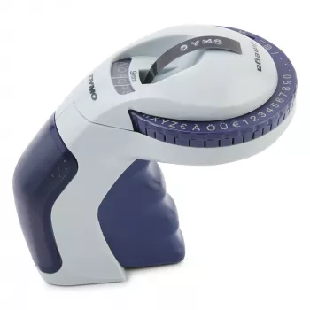 Embosser Dymo Omega 12mm — ręczny embosser do etykiet, etykiety PVC, termotransferowa bezpośrednia, wysokość druku 3,7 mm
