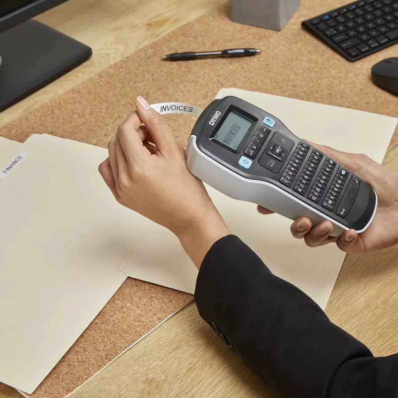 DYMO LabelManager ™ 160 QWERTZ, QWERTZ, D1, Termotransferowa, 180 x 180 DPI, 12 mm/s, Czarny, Srebrny