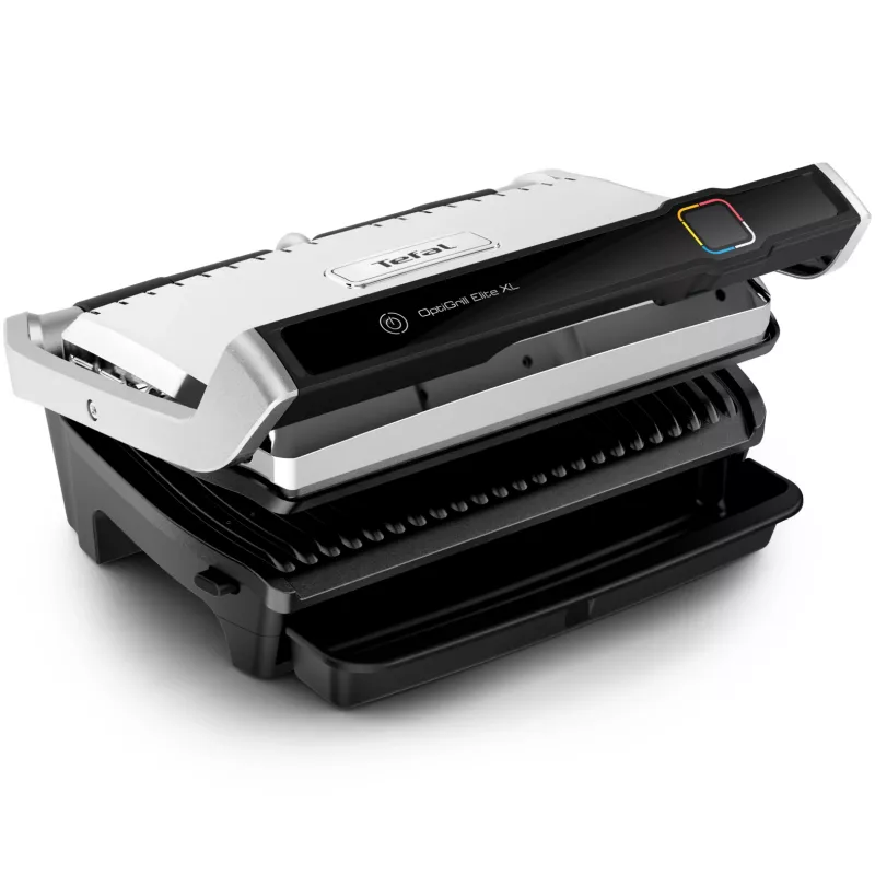 Grill kontaktowy Tefal OptiGrill Elite XL GC760D — stal nierdzewna, powierzchnia 800 cm², 2200 W