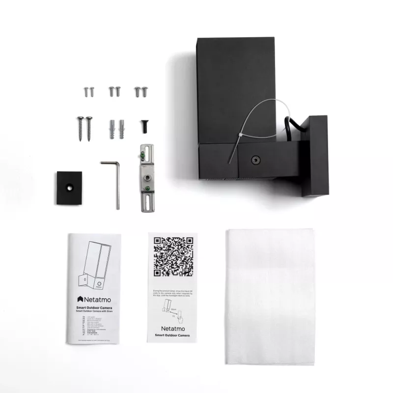 Netatmo Presence Box IP kamera bezpieczeństwa Zewnętrzna 1920 x 1080 pikseli Ściana