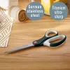 Leitz Cosy Titanium nożyczki biurowe 205 mm, dla dorosłych, cięcie proste, pojedyncze, szare, stal nierdzewna, nożyczki biurowe