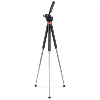 Stojak Hama Traveller Pro do smartfona i kamery akcji 3 nogi Czarny, Czerwony