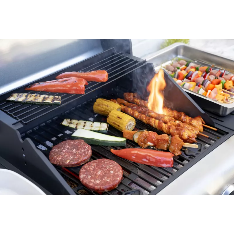 Unold 58595 Grill-Wagen BUDDY Electric Czarny, Stal nierdzewna 2600 W