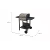Unold 58595 Grill-Wagen BUDDY Electric Czarny, Stal nierdzewna 2600 W
