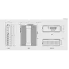LevelOne 6-portowy przełącznik przemysłowy Gigabit, 1 x SFP, 1 x SFP/RJ45 Combo, -40°C do 75°C, montaż na szynie DIN