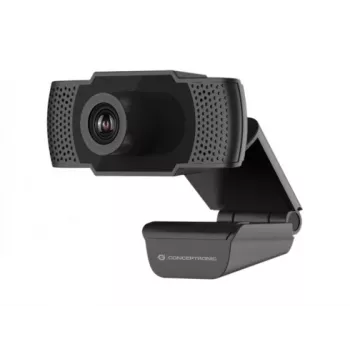 Kamerka internetowa Conceptronic AMDIS 1080P Full HD z mikrofonem, 2 MP, 1920 x 1080 pikseli, Full HD, 30 fps, 1280x720@30fps, 1920x1080@30fps, M-JPEG, YUV