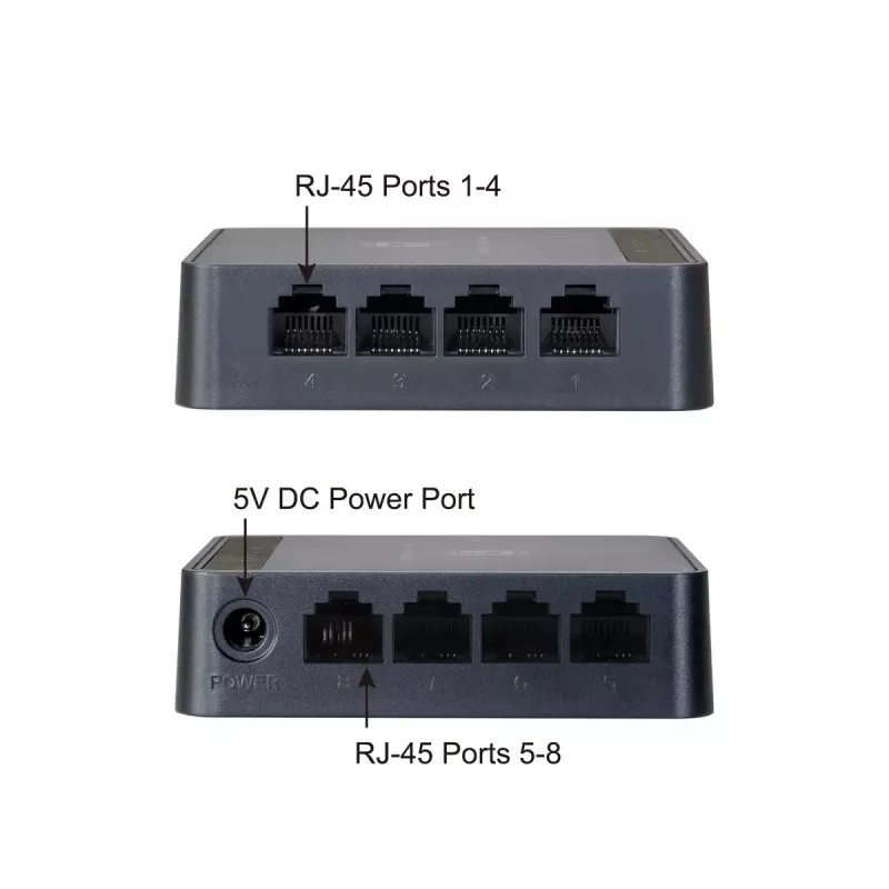 LevelOne FEU-0812 przełącznik sieciowy Niezarządzalny Fast Ethernet (10/100) Czarny