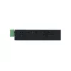 LevelOne Gigabit Ethernet przez VDSL2, 1000 Mbit/s, IEEE 802.3, IEEE 802.3u, IEEE 802.3z, Fast Ethernet, Gigabit Ethernet, 10,100,1000 Mbit/s, 3000 m, czarny