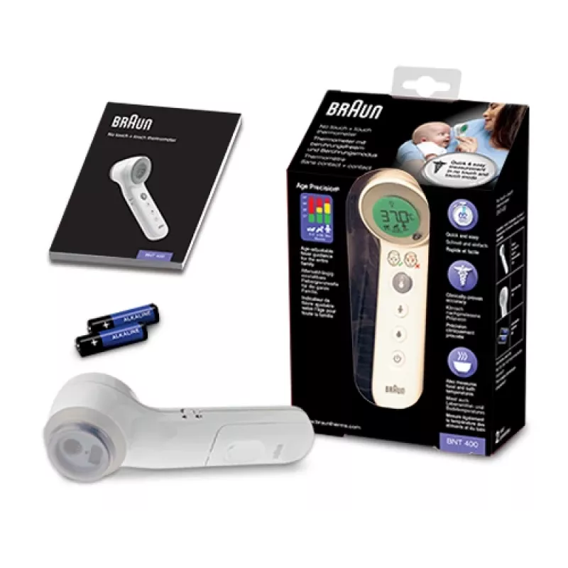Braun BNT400 Zdalne wykrywanie Biały Czoło