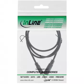 InLine Kabel audio 3,5 mm stereo męski / żeński 1 m